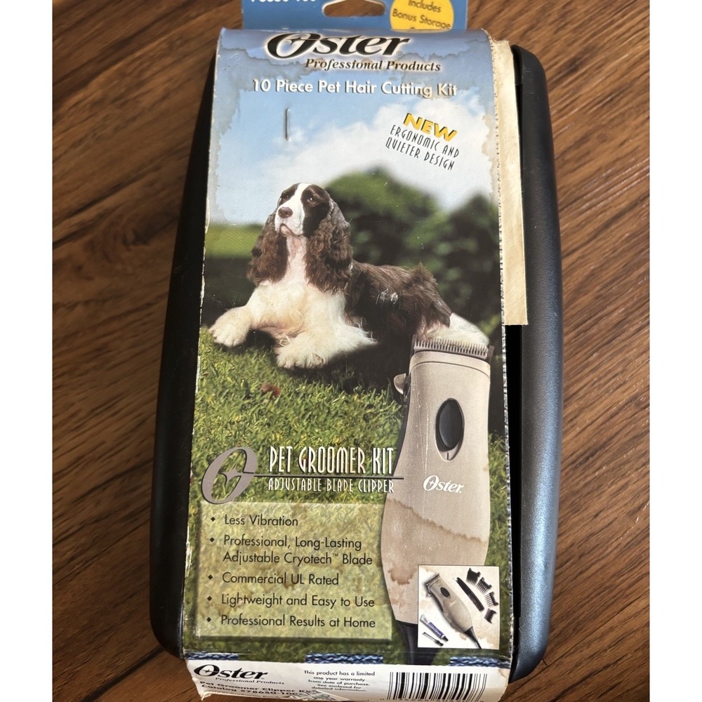 OSTER Pet Groomer Kit Clippers MODEL 103582-015-000 Green Hair Cutting In Box